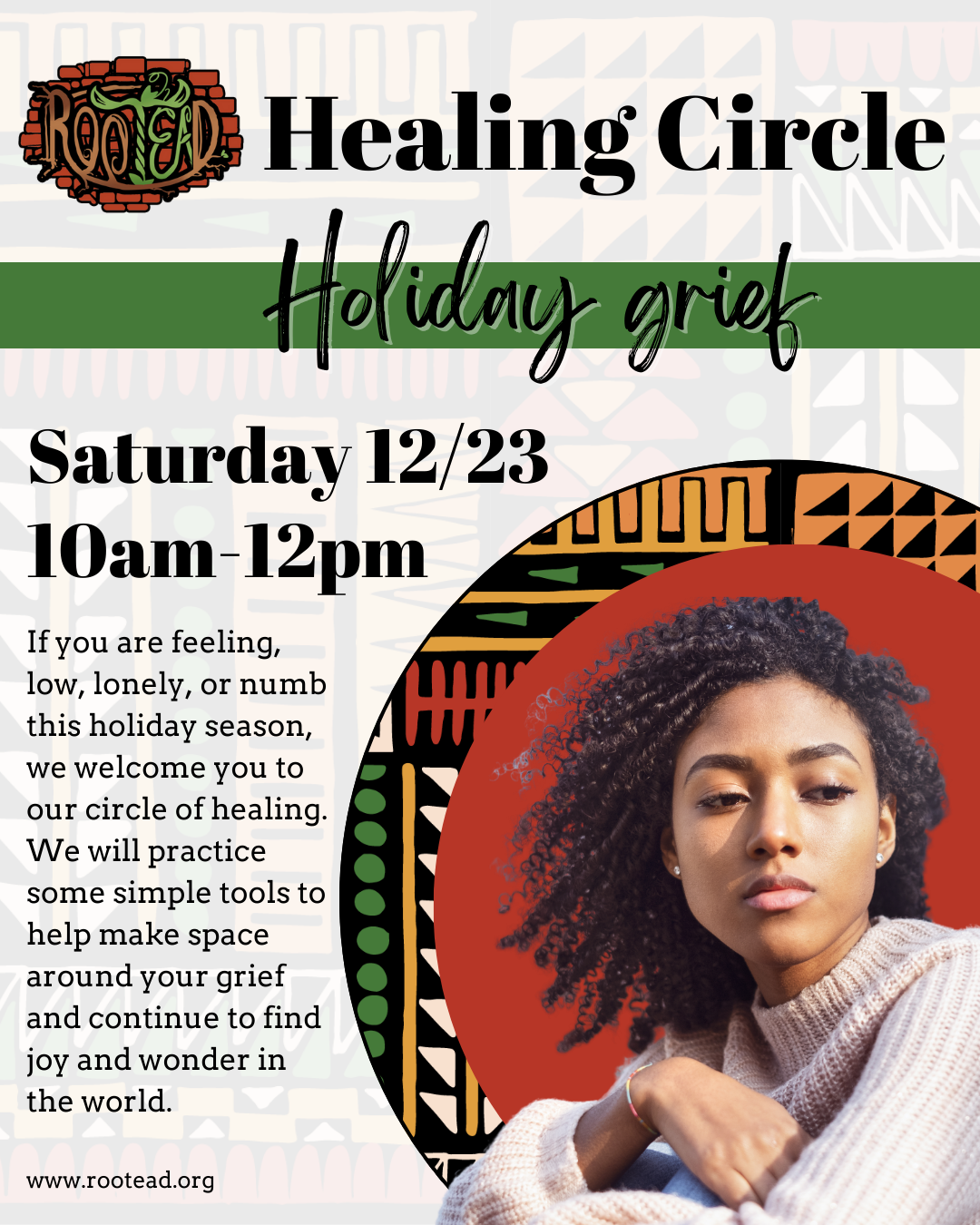 Healing Circle - Holiday Grief - Rootead